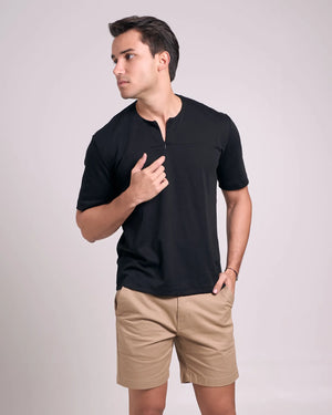CAMISETA PIMA - HOME - PRETO - imagem 1